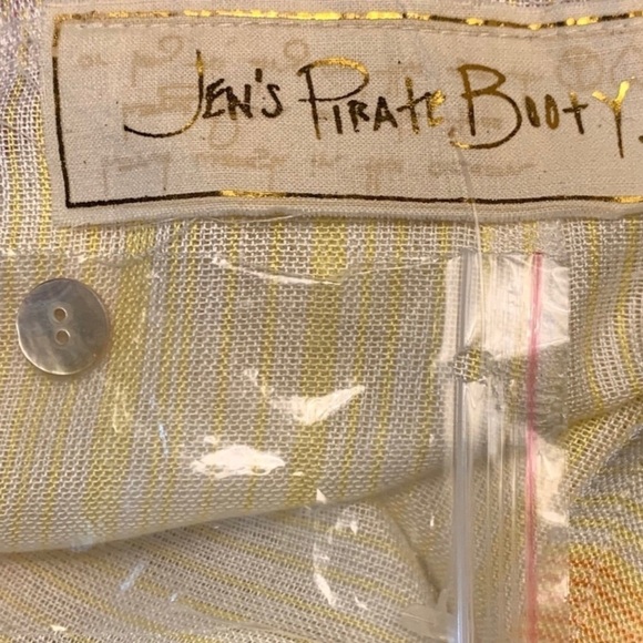 💋NWT Jen’s Pirate Booty Carnaval Crop Sunset Overalls - Picture 15 of 16